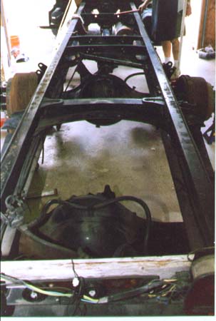 drilling holes in frame